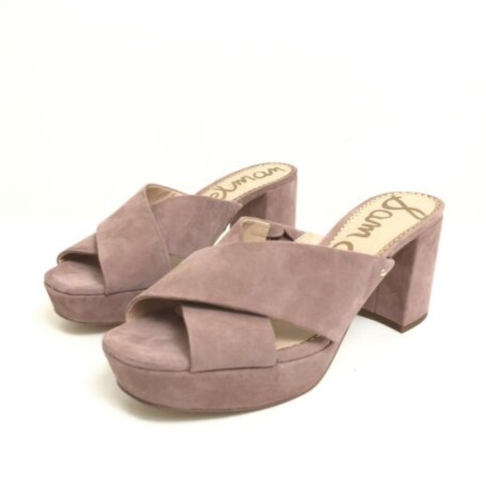 Sam Edelman Jayne Dusty Rose Suede Sandals